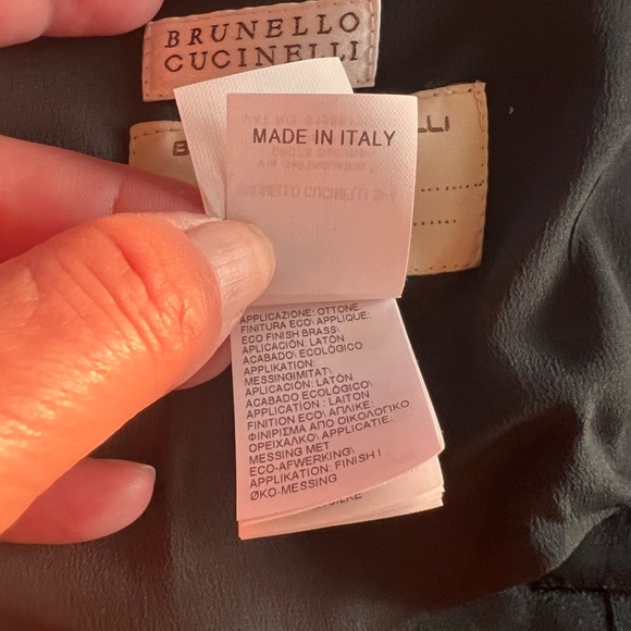 NWT Brunello Cucinelli Real Mink Reversible shearling Vest Monili Italy Size 44 - Picture 6 of 15